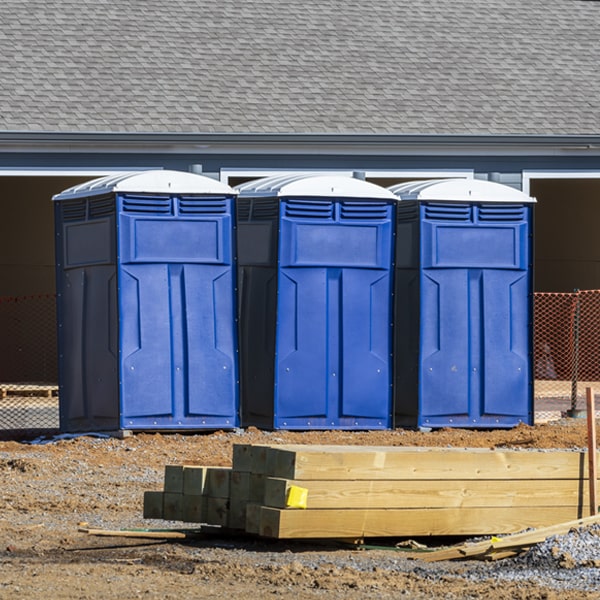 what is the maximum capacity for a single porta potty in Ezel KY